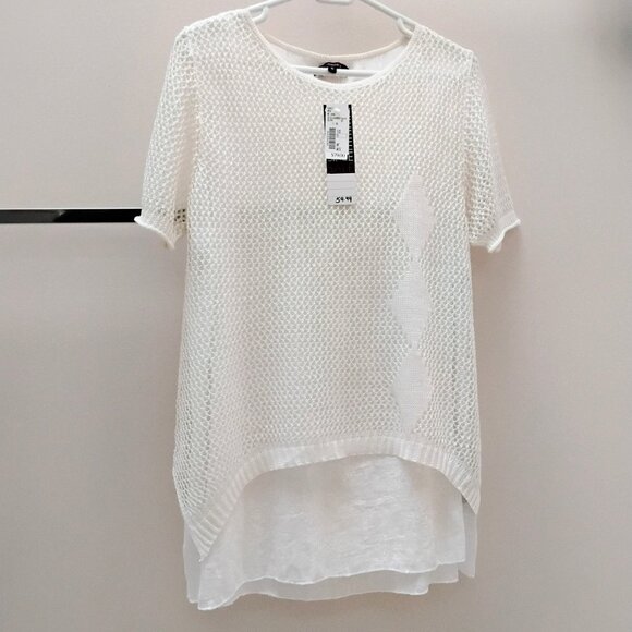 Evidence white mesh top/tunic - Picture 1 of 12